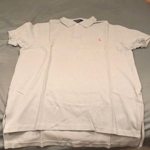 Ralph Lauren polo shirt light blue custom fit med